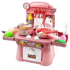 HaiLeTao-Kitchen-Toys-Imitated-Chef-Light-Music-Pretend-Cooking-Food-Play-Dinnerware-Set-Safe-Cute-C-lrmB09RW